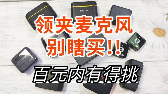 领夹式无线麦克风哪个品牌好，录视频用的麦克风什么牌子好
