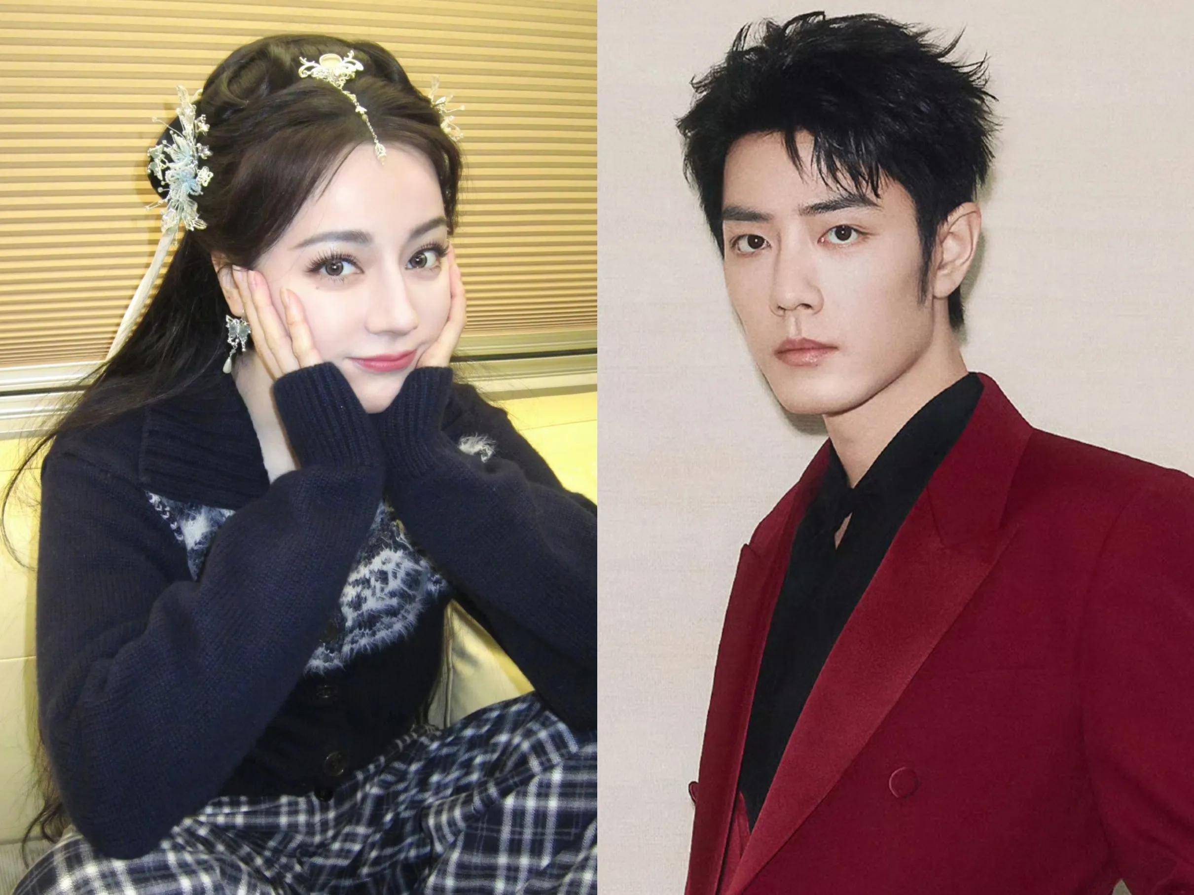 肖战,迪丽热巴粉丝"友好交流"中,霸屏各个词条