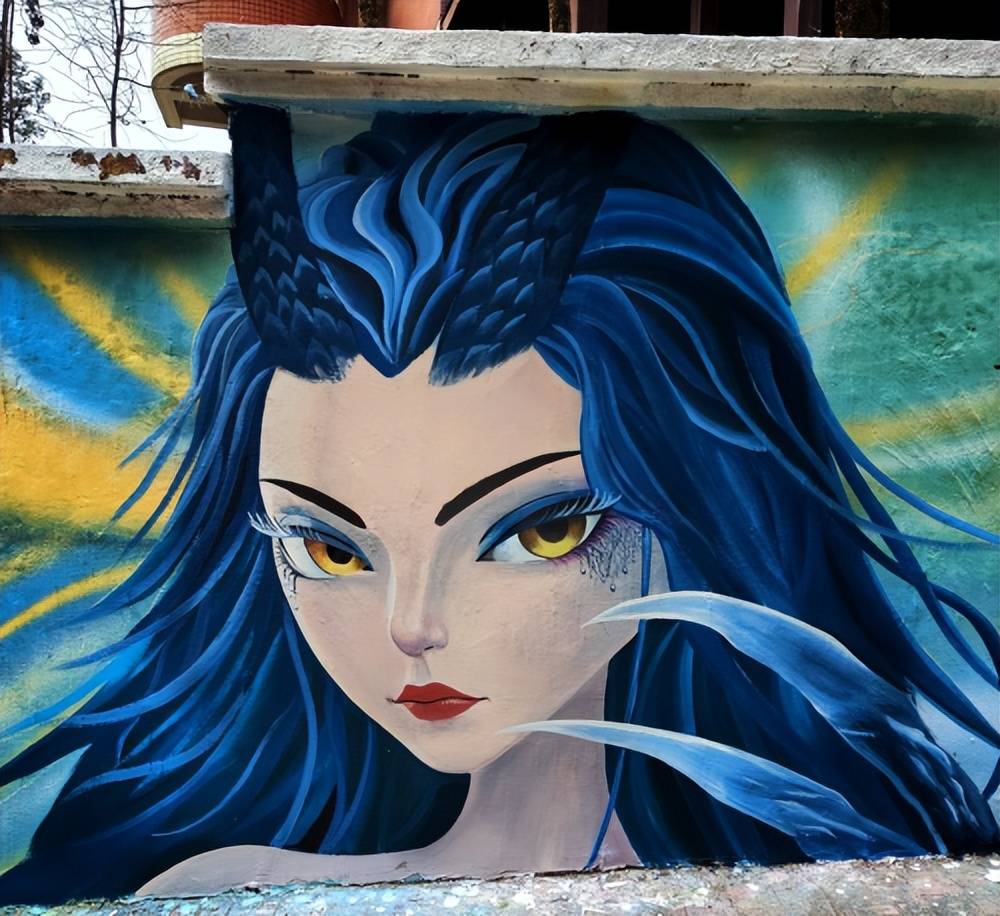 重庆墙绘壁画艺术联盟在黄桷坪涂鸦街绘制《哪吒2》壁画系列助力国漫