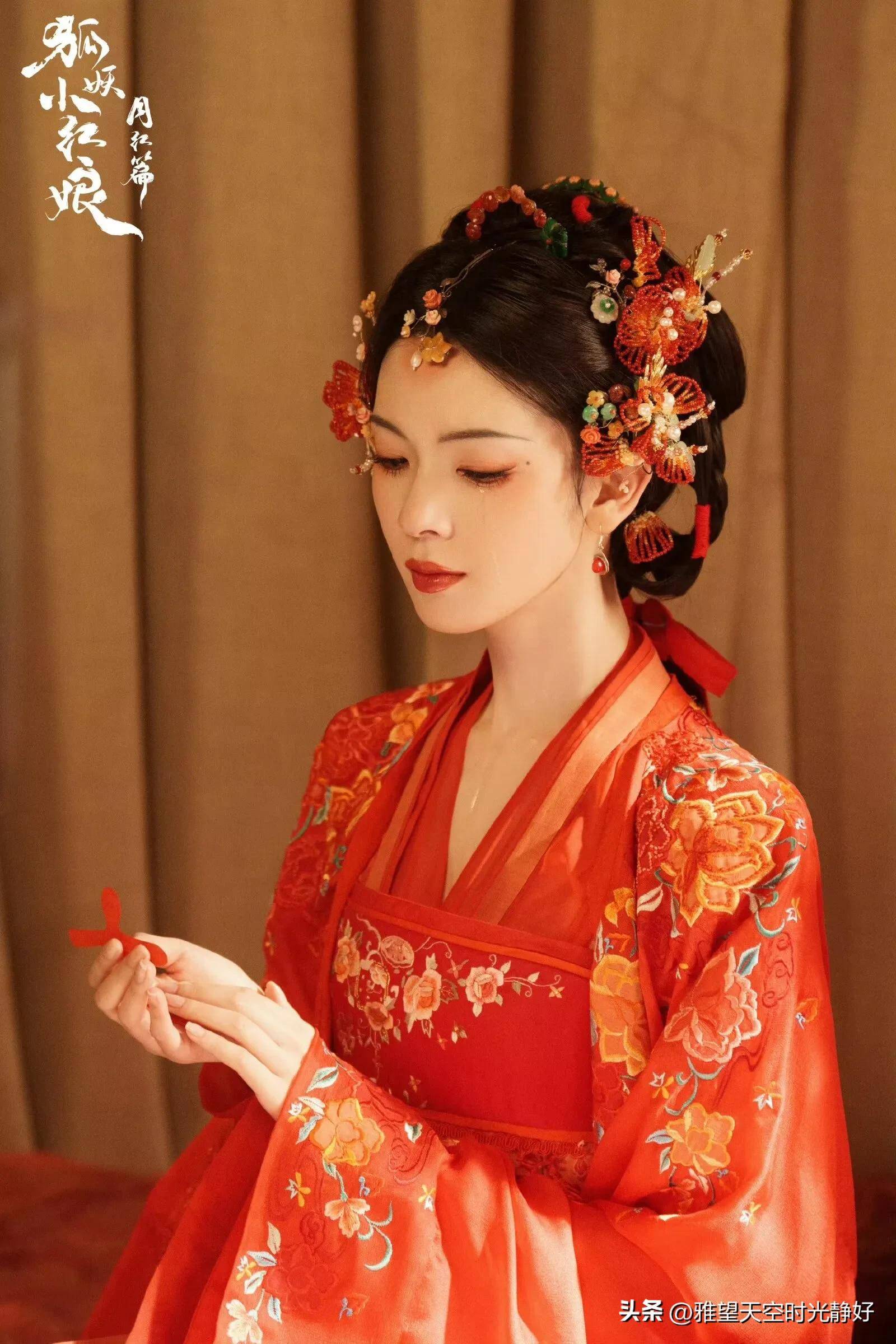 最新内娱女明星古装红衣造型大赏,谁才是你心中最美的古装红衣女神