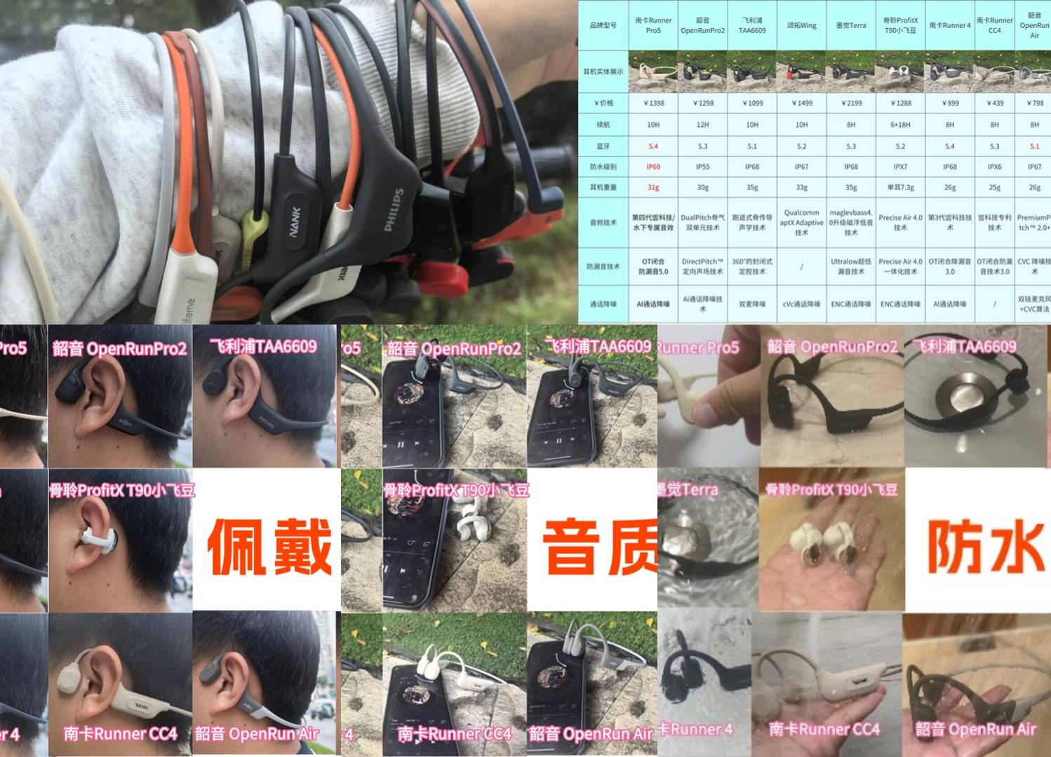 游泳耳机入耳式好,还是骨传导好?游泳耳机推荐品牌大揭秘!