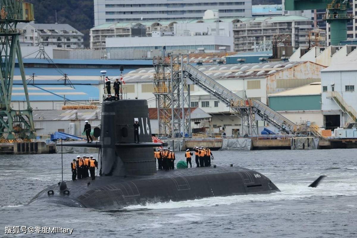 日本海上自卫队第4艘“大鲸”级潜艇服役建造成本高达702亿日元_柴