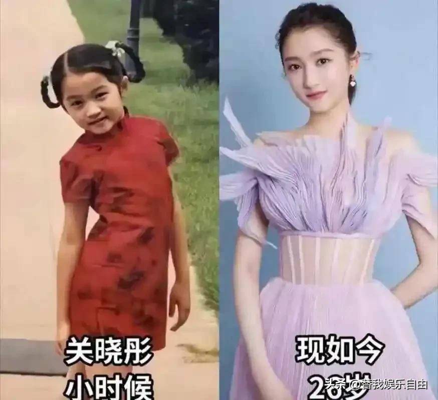 原创为什么关晓彤的性感总是差一口气黑丝长腿难掩小时候的可爱脸