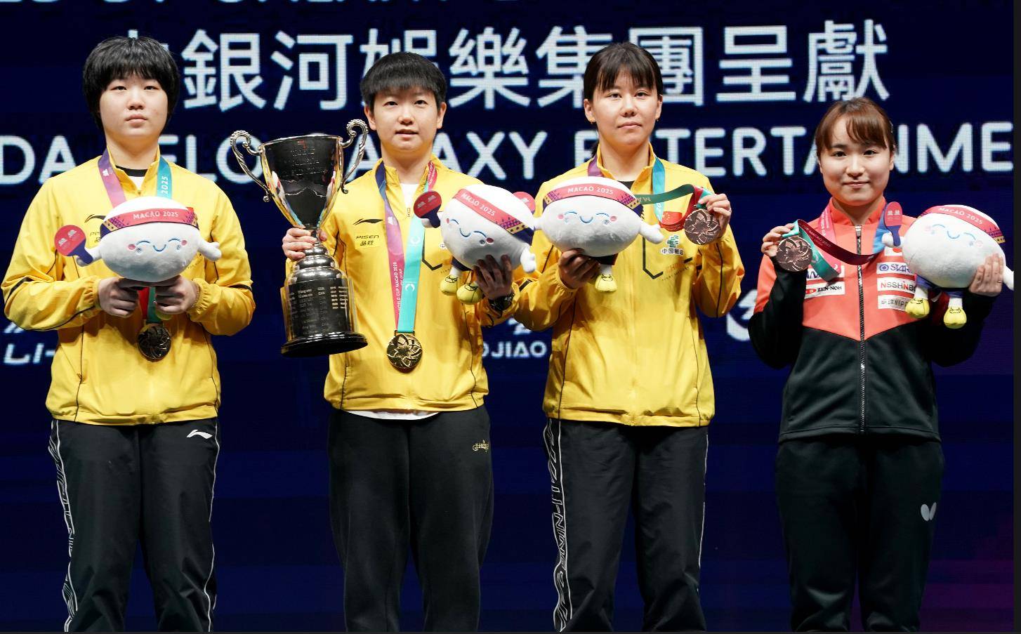 2025年乒乓球世界杯：孙颖莎卫冕，国乒女单再创辉煌