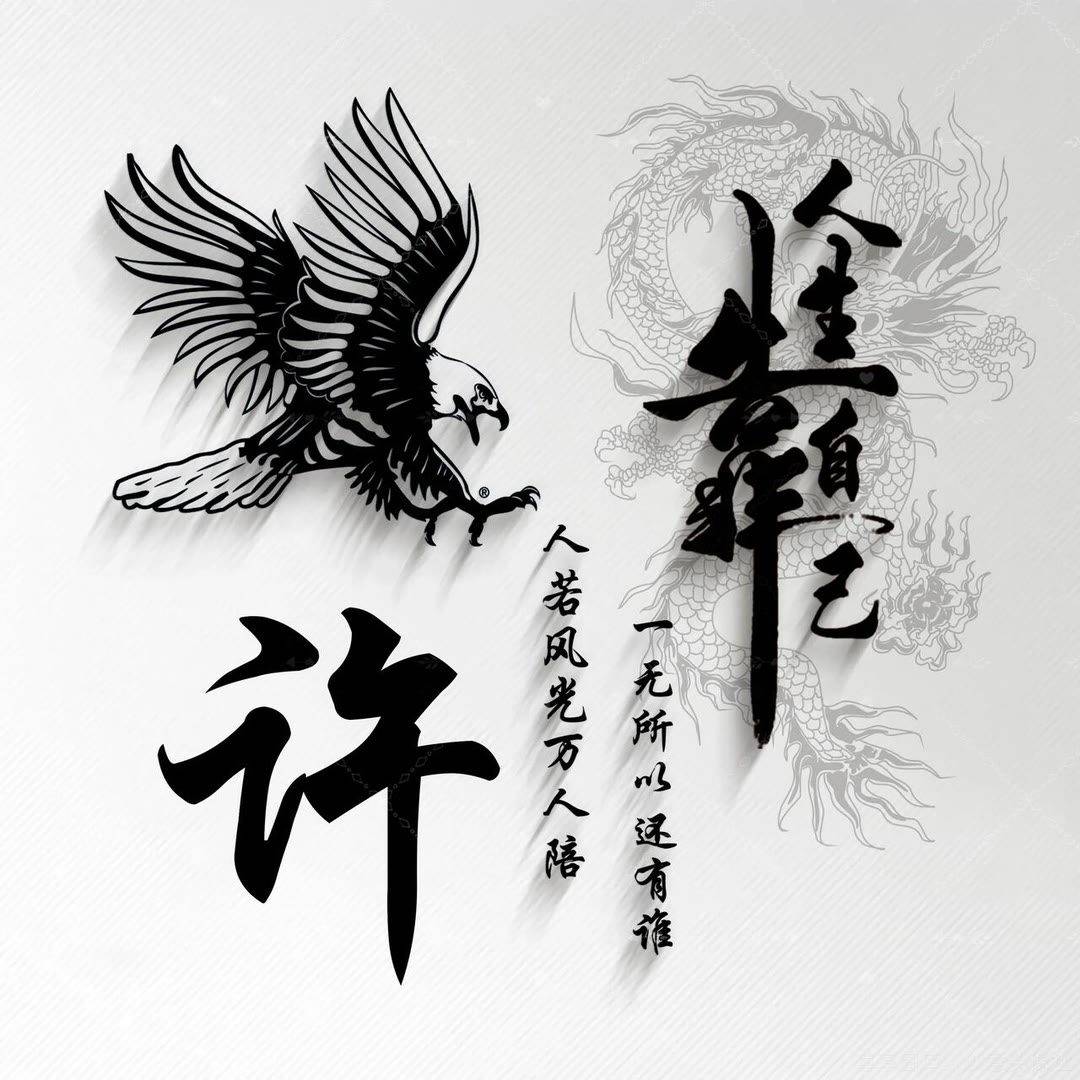 2025姓氏头像,微信头像,顺风顺水霸气艺术签名头像,请查收!