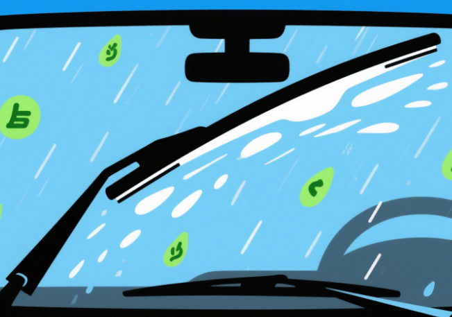 汽车雨刮器藏玄机!这样用寿命翻倍,刮得超干净