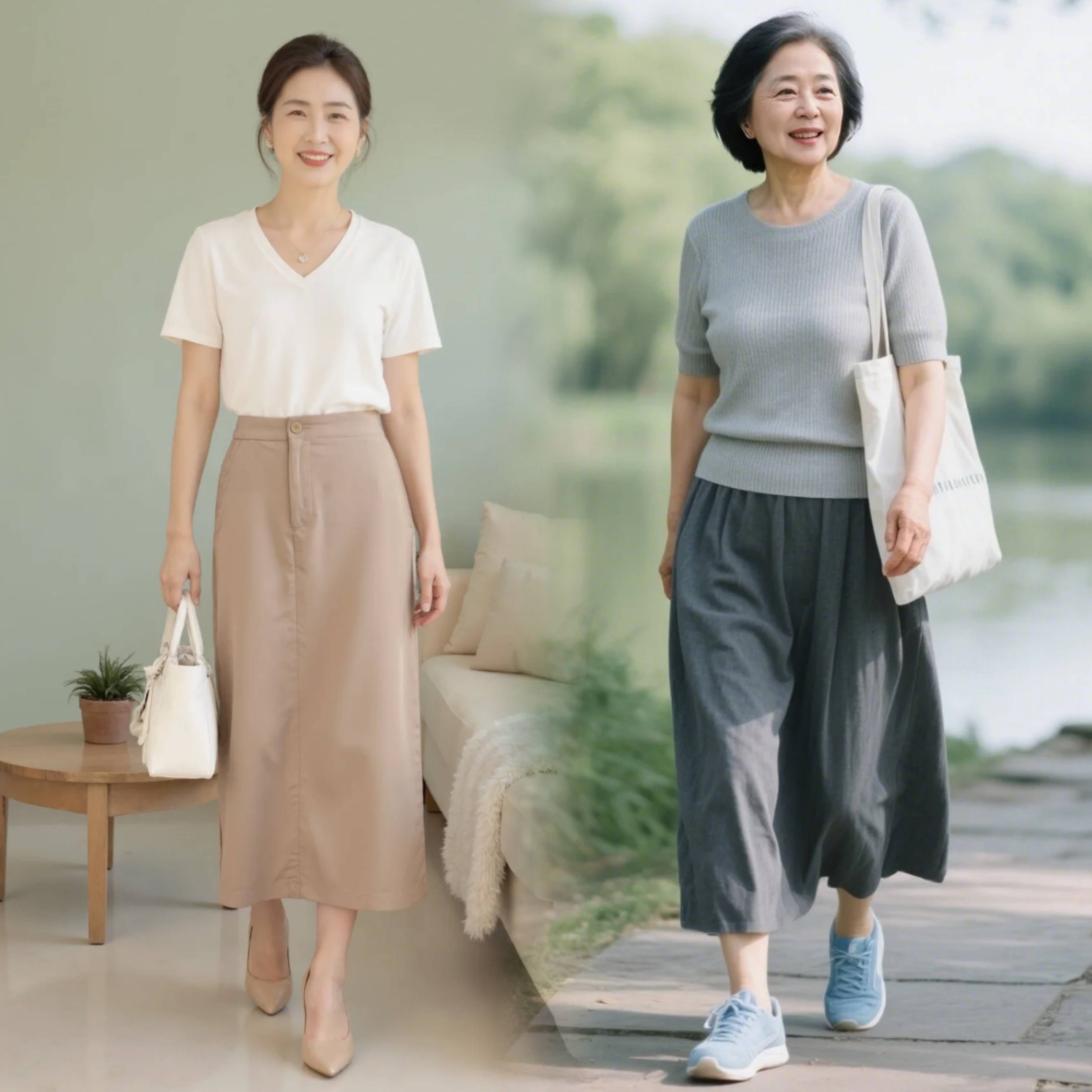 50岁女性必看!盛夏简约搭配秘籍,轻松提气质不踩雷