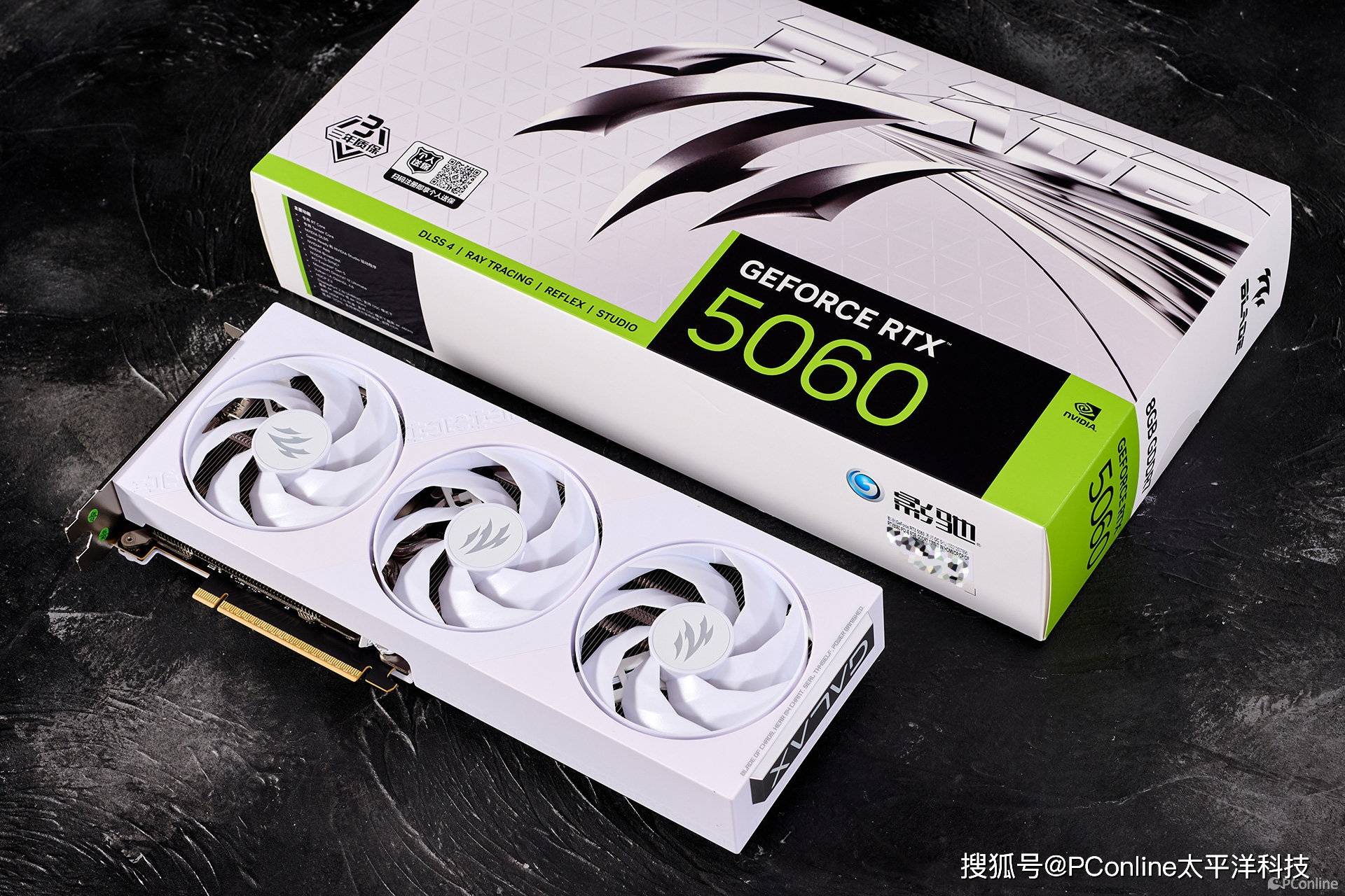 影驰RTX 5060 圣刃 OC 8GB图赏：50系最新甜品卡来