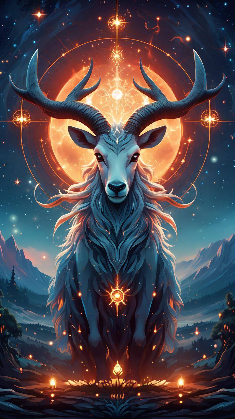 摩羯座壁纸超受欢迎,明星及卡通款魅力尽显