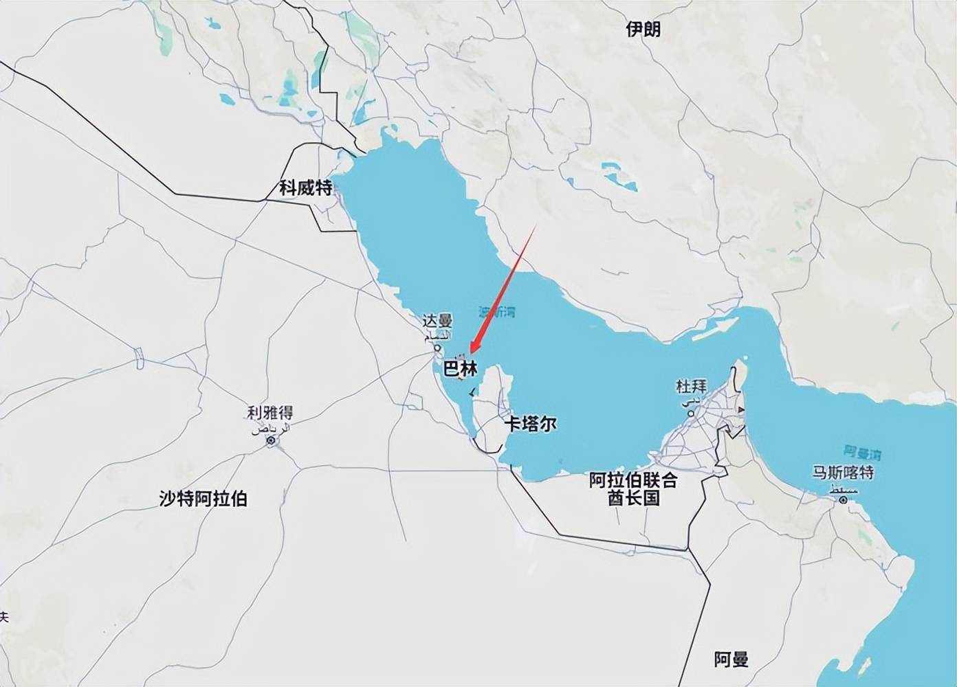 巴林是一个位于波斯湾南岸的国家,这里距离伊朗最近处只有不到60公里!