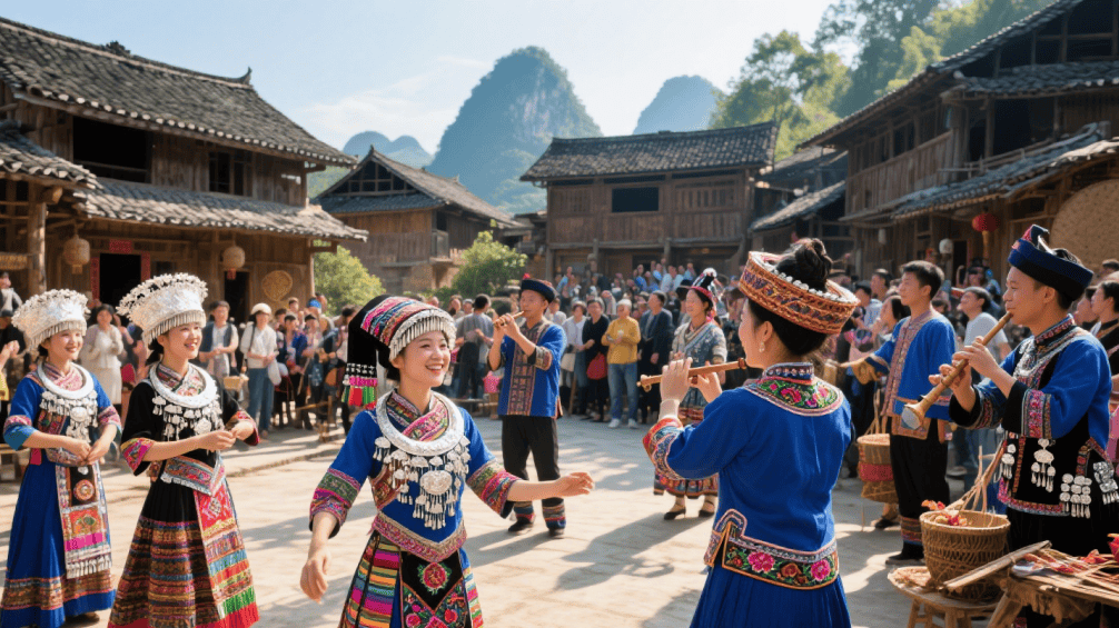 烟雨漓江畔,千年古韵长