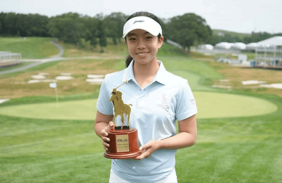 刘国梁女儿刘宇婕斩获RLX青少年精英赛冠军，高尔夫新星冉冉升起
