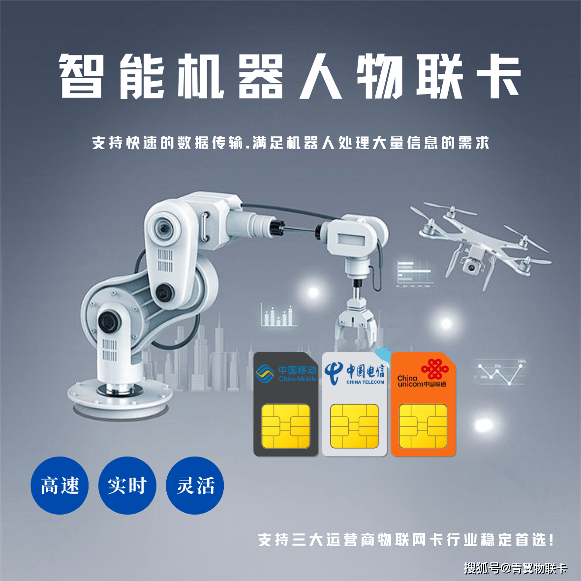 青翼物联：探索物联卡在机器人中的重要作用【手机禁用】