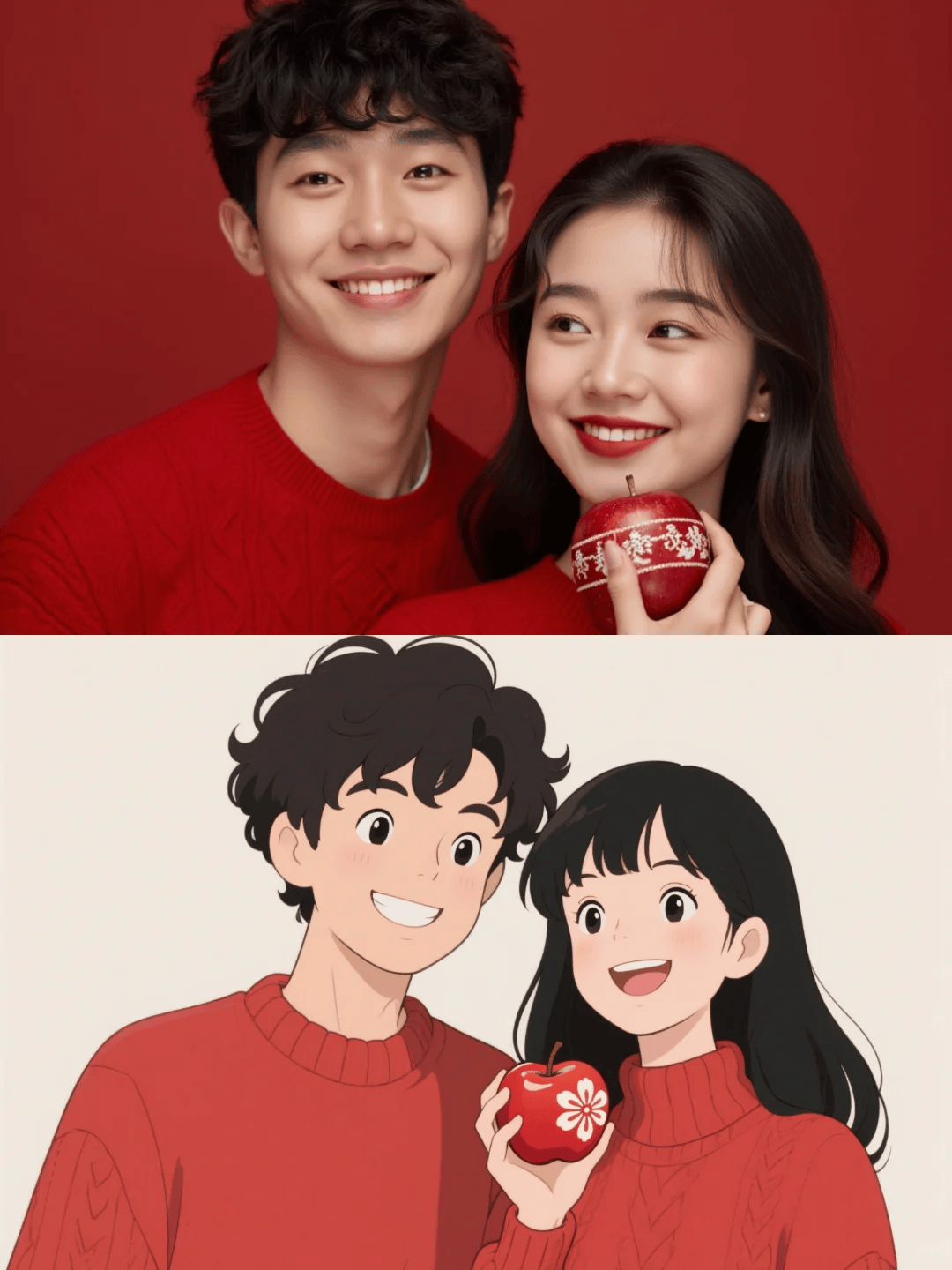 粉丝用这个工具生成专属动漫cp情侣头像!