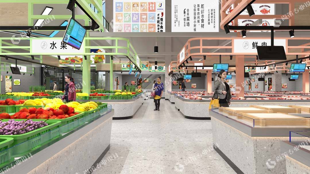 农贸市场设计：提高市场面积的利用率