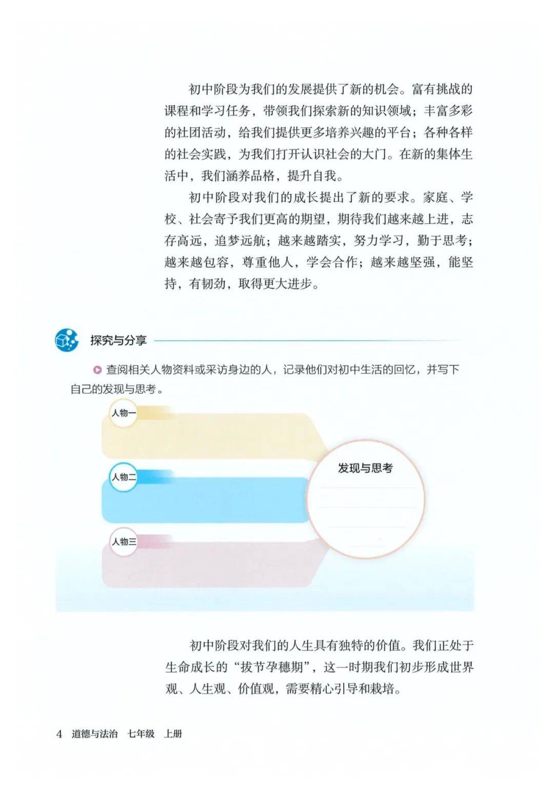 七年级人教版道法(七年级人教版道法书上册电子书)  第1张