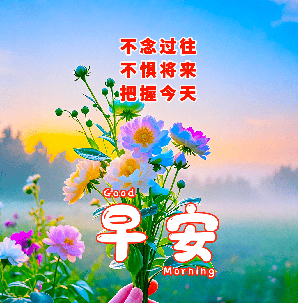 12句适合清晨发的早安句子,千言万语汇一句,吉祥好运每一天!