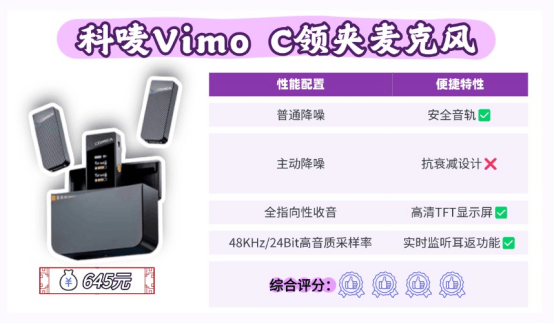 无线领夹麦克风推荐2025篇!有哪些值得买的高性价比无线麦克风品牌,领夹麦克风推荐2025大疆/索尼/西圣/科唛/猛玛等麦克风数据详细对比,一篇搞懂!