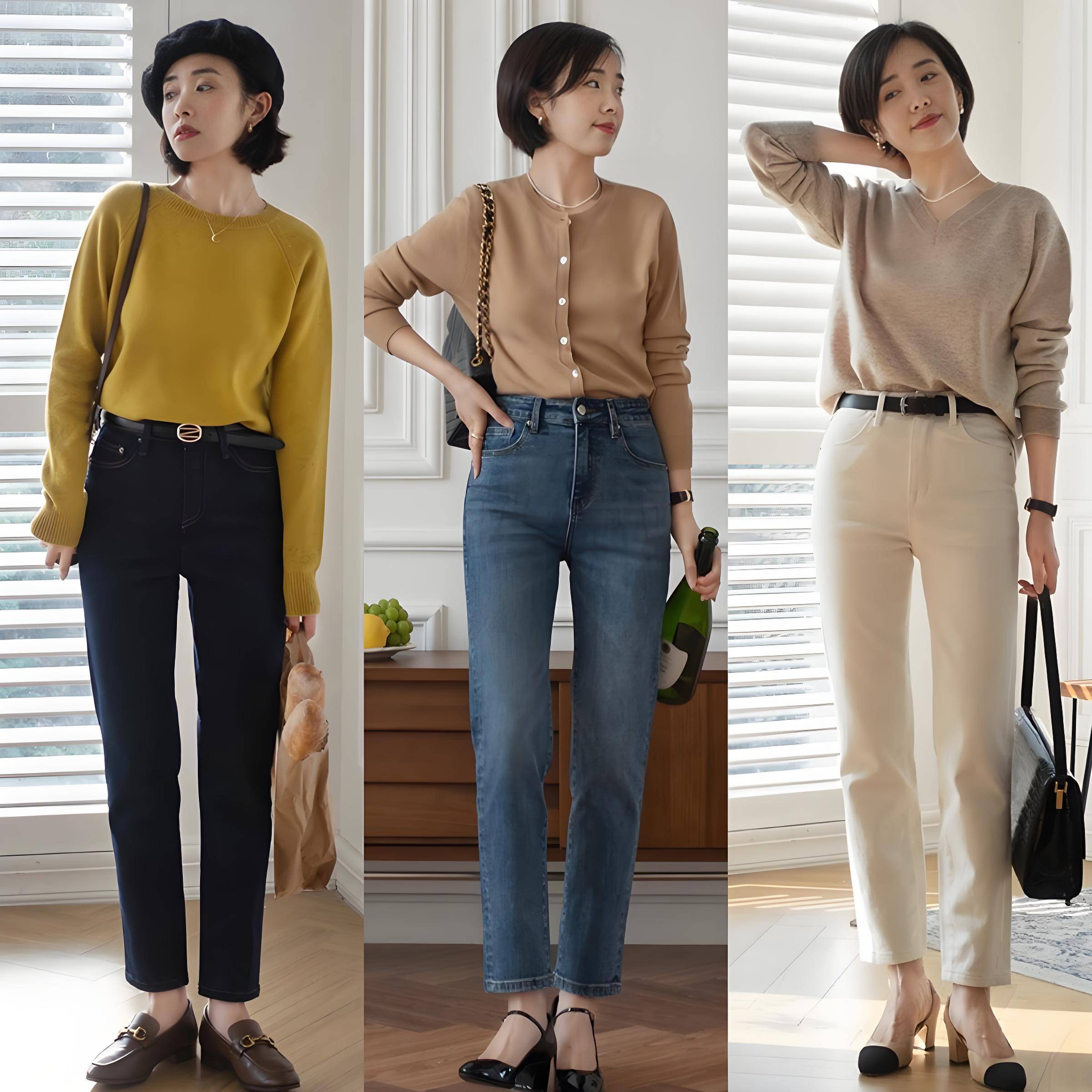 中年女人夏天穿搭秘籍,九分裤 低跟鞋,轻松打造时尚好气质