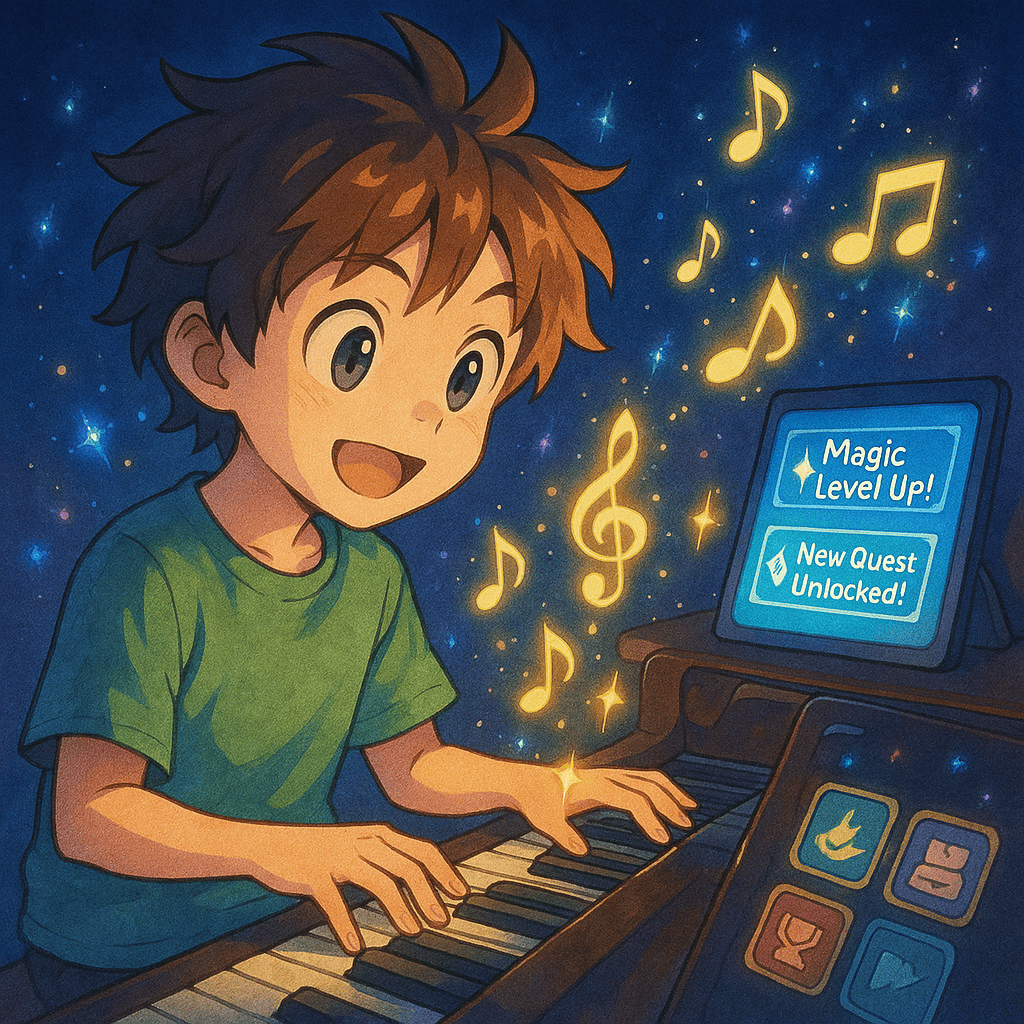 钢琴_儿子_孩子