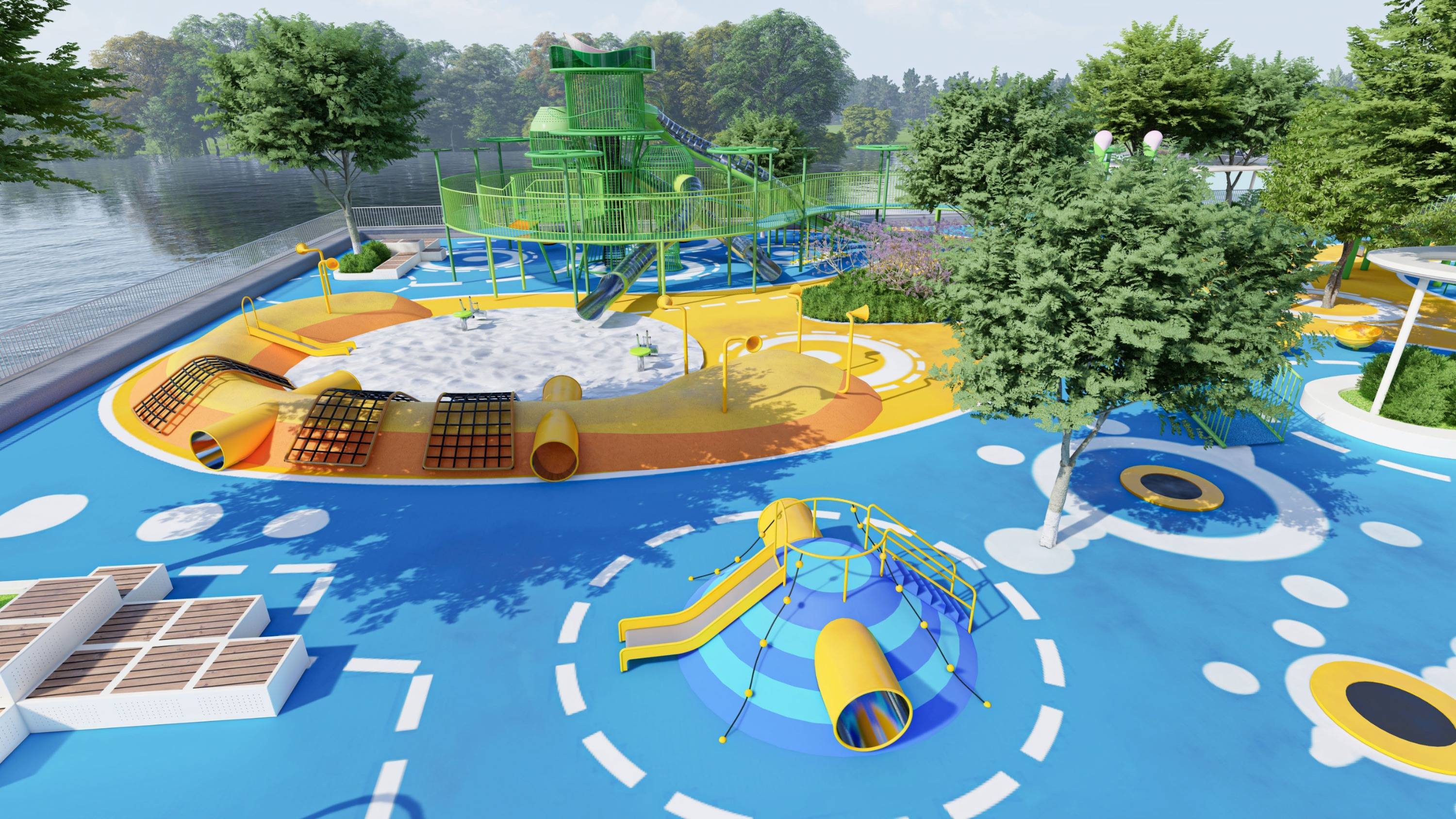 徐州公园无动力游乐设备提升客流