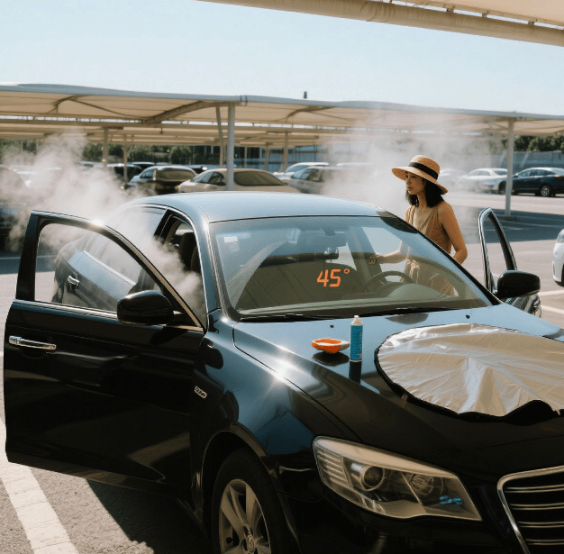 夏日爱车消暑指南:暴晒后开空调的正确姿势