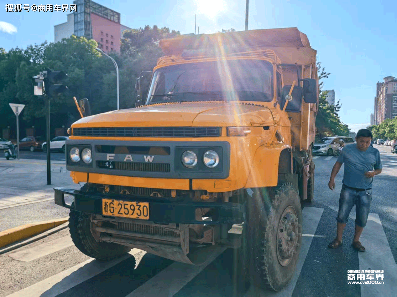 俞师傅:解放柳特自卸车10年27万多公里,真抗造!