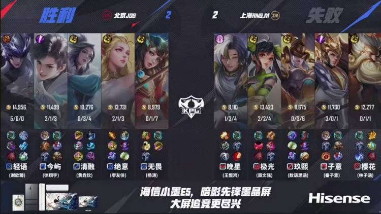‌2025KPL夏季赛：JDG让二追三惊天逆转RNG.M，元流之子决胜局封神