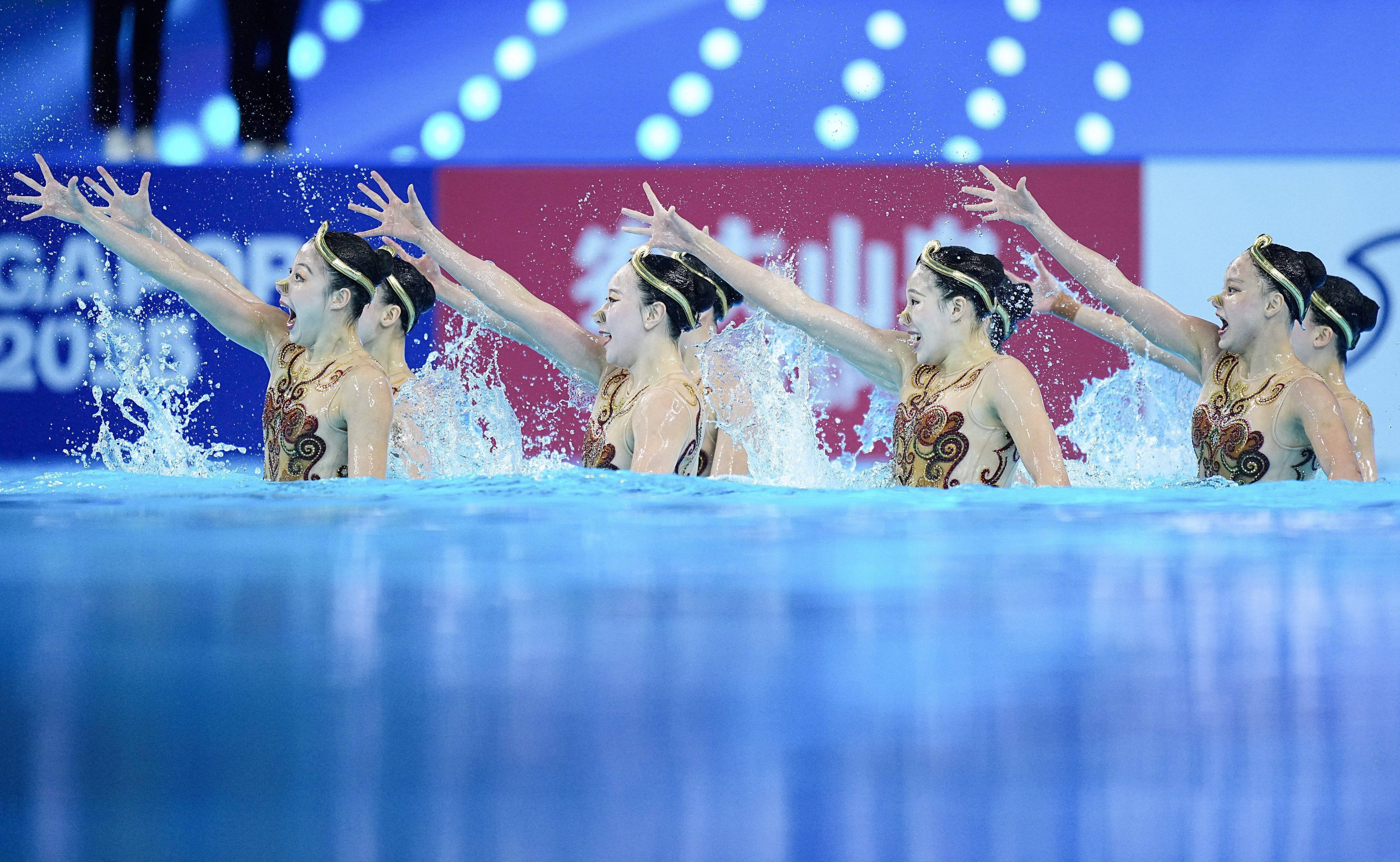 (游泳世锦赛)花样游泳