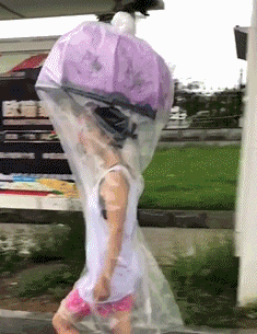 搞笑GIF：这姐路人视角长这样啊，真的惊艳了路人!