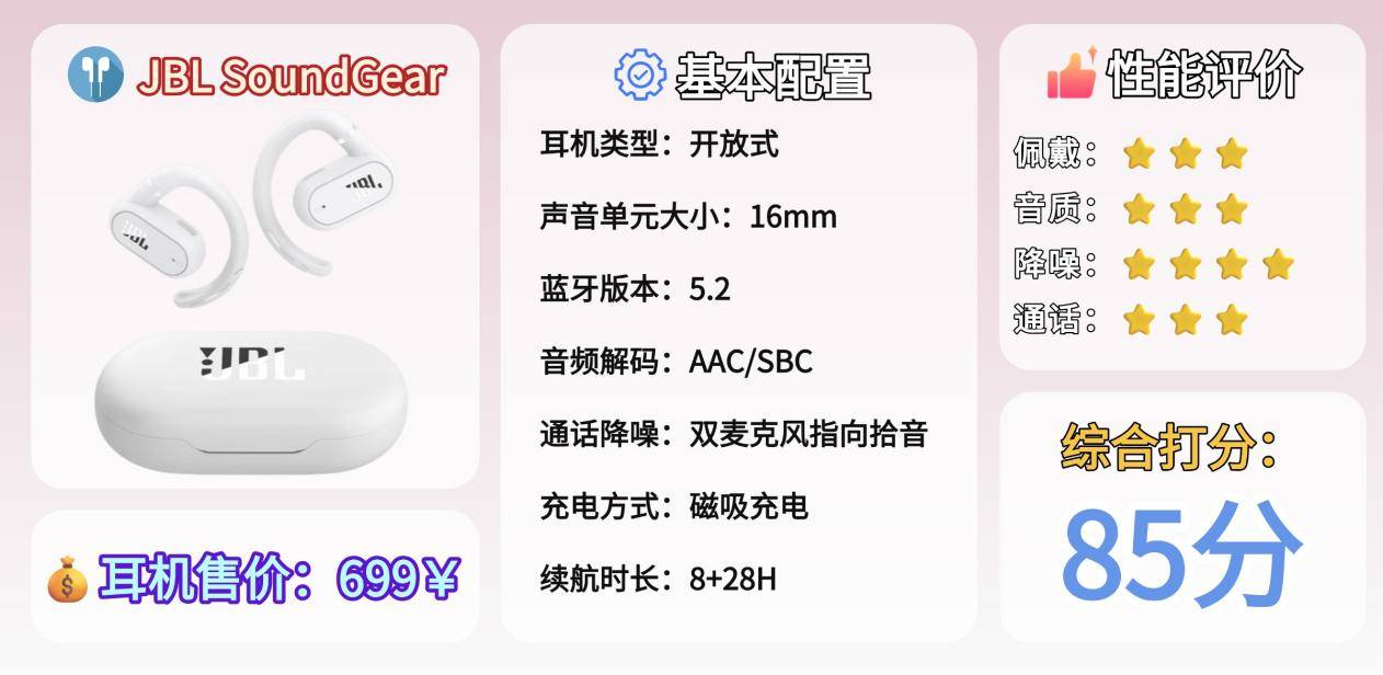 开放式蓝牙耳机哪个好用？十大开放式耳机推荐性价比排行榜！