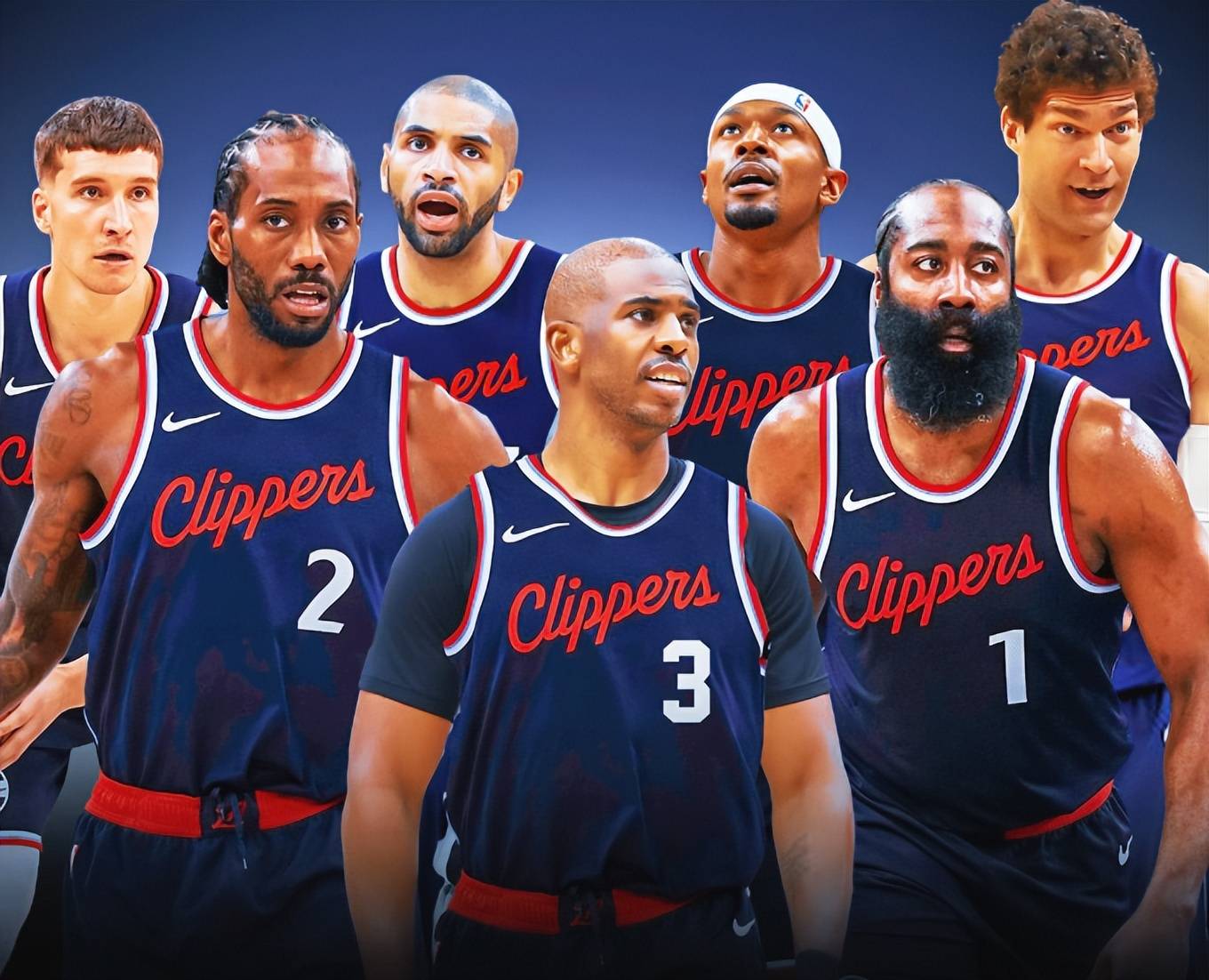 快船签约2米06内线!21人大名单已满员历史最老阵容冲击总冠军