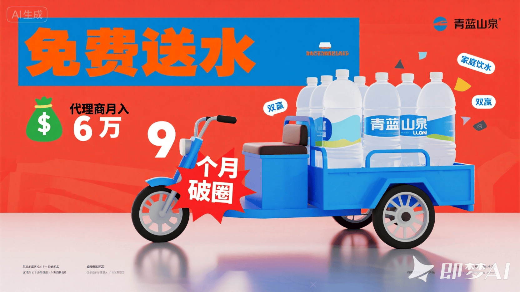 9 个月破圈!青蓝山泉用"免费送水"撕开市场缺口,盈利路径曝光