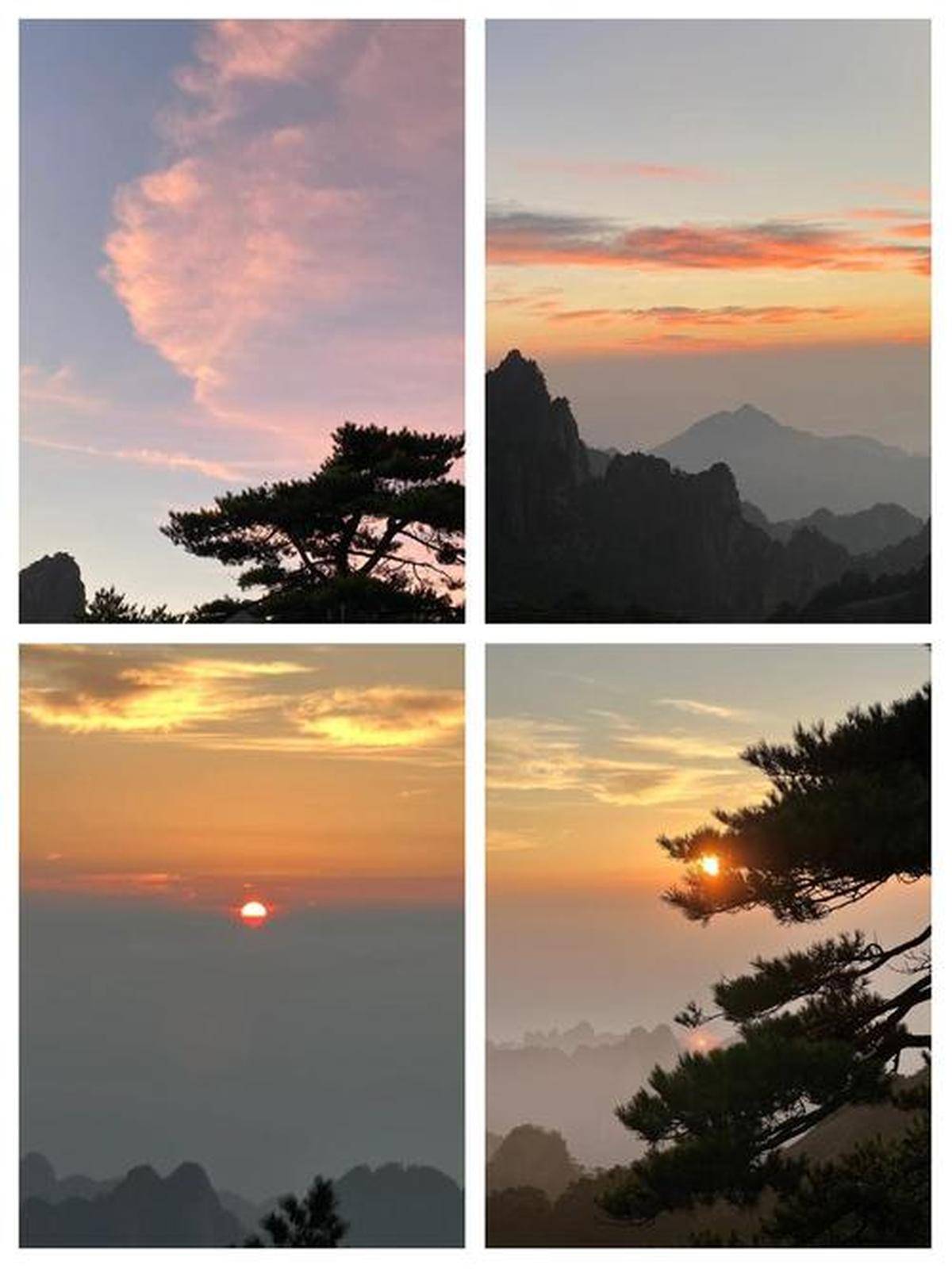 黄山夜景的最佳观赏时间为晚上8点到凌晨2点
