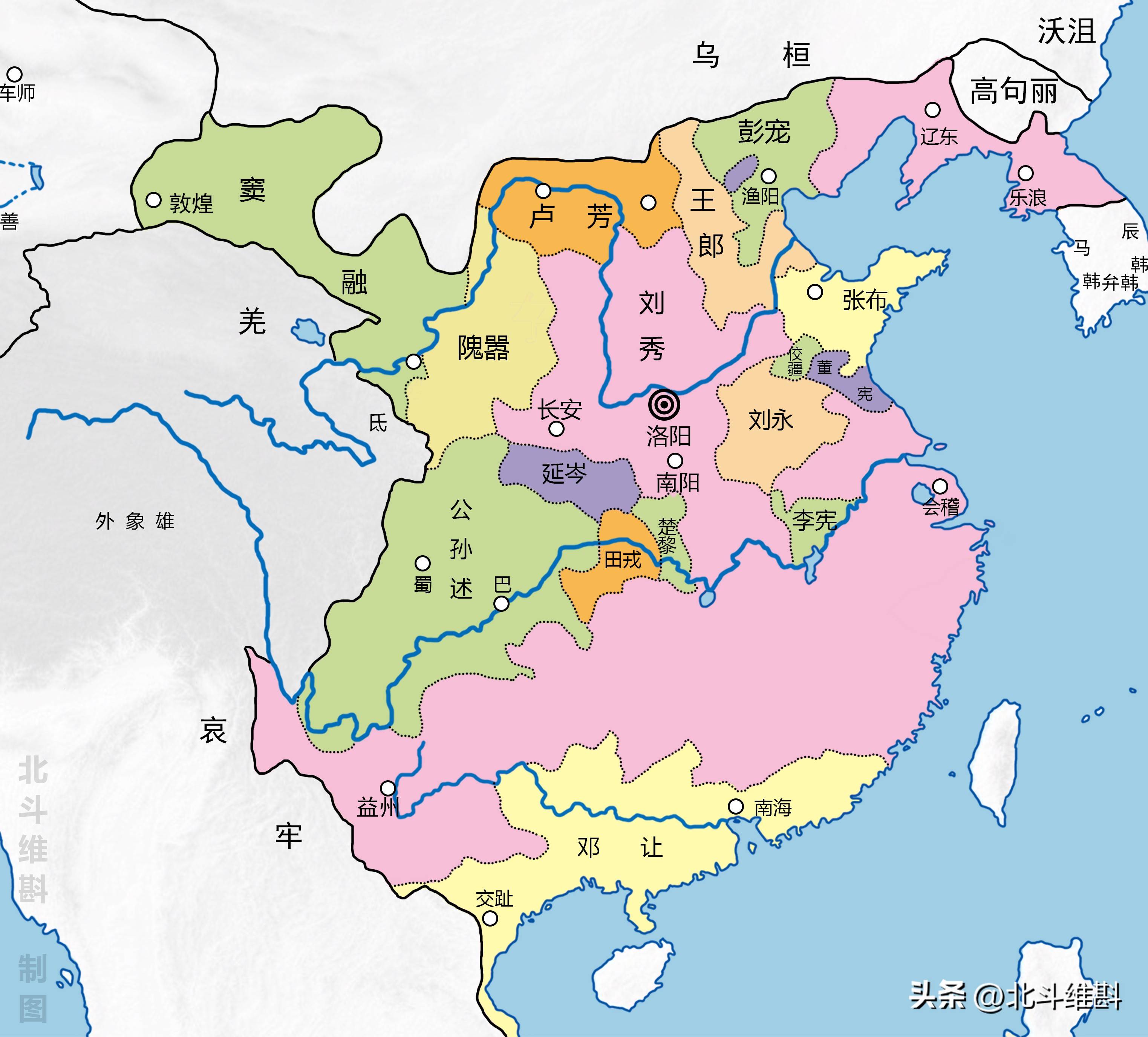 皆以弱灭,独汉以强亡:从10张地图了解汉代疆域变迁