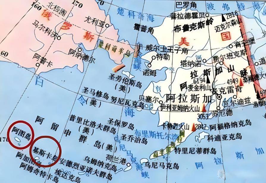 阿留申群岛中的阿图岛和基斯卡岛当时被日本占领,并在岛上驻军