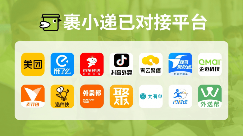 裹小递与美团饿了么：携手共创更便捷的本地生活(图1)