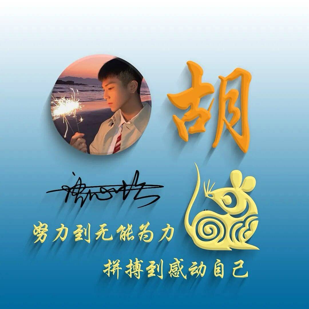 用你的名字制作微信头像,50张励志姓氏签名头像,请查收