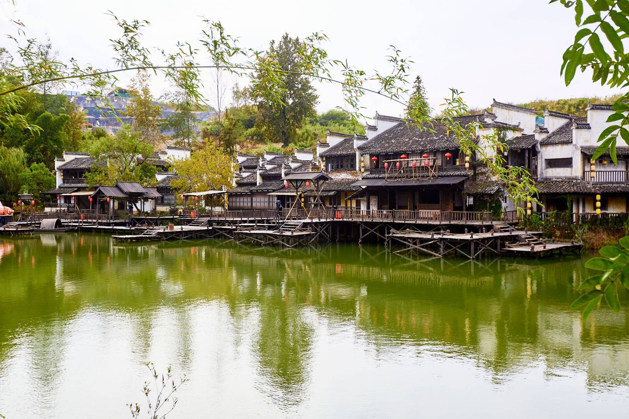 原创皖南秀里古镇人少景美水墨天成是武林外传的取景拍摄地