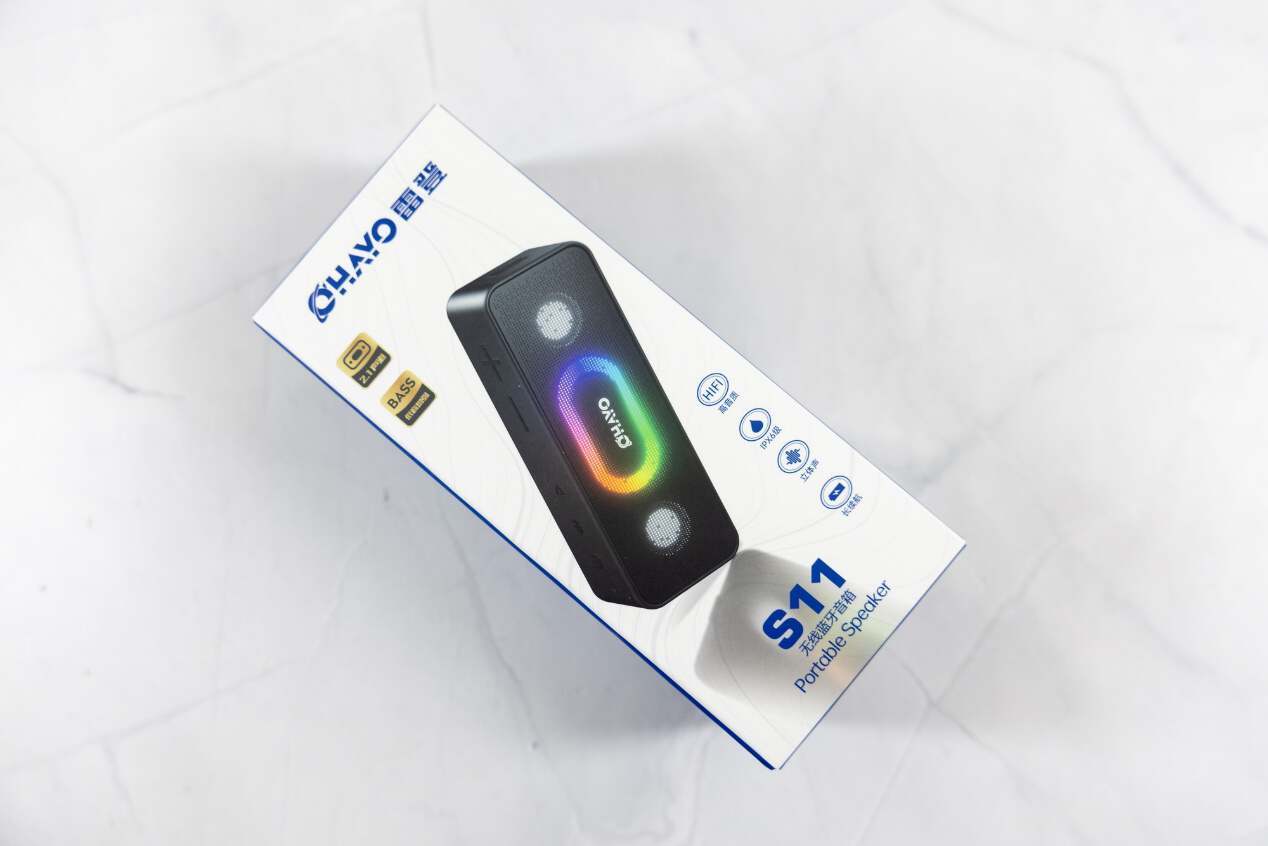 声光同步律动，小体积大功率，雷登S11便携蓝牙音响体验