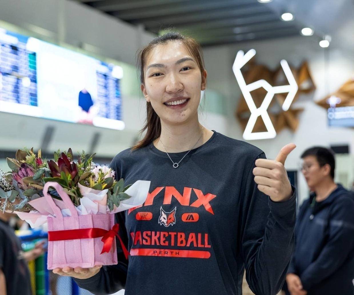 WNBL 官宣:中国女篮核心韩旭登陆 WNBL 珀斯山猫，预计第六轮首秀