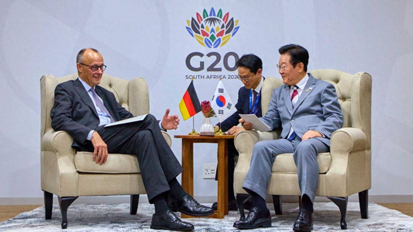 德韩领导人会面：默茨请教对华策略，李在明巧妙避开话题！