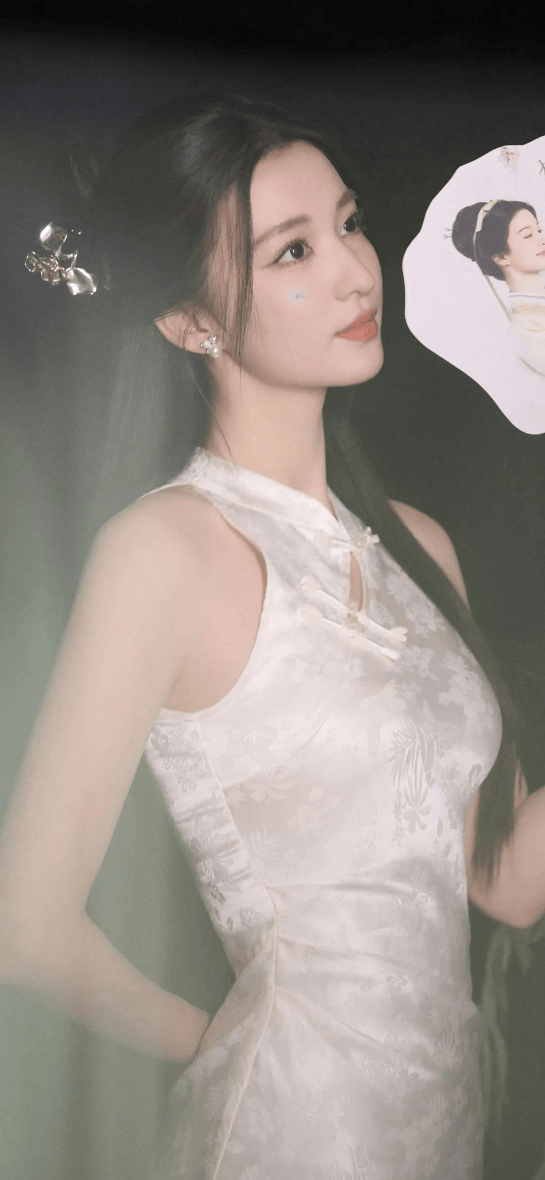 王楚然,新中式旗袍写真,颜值好顶