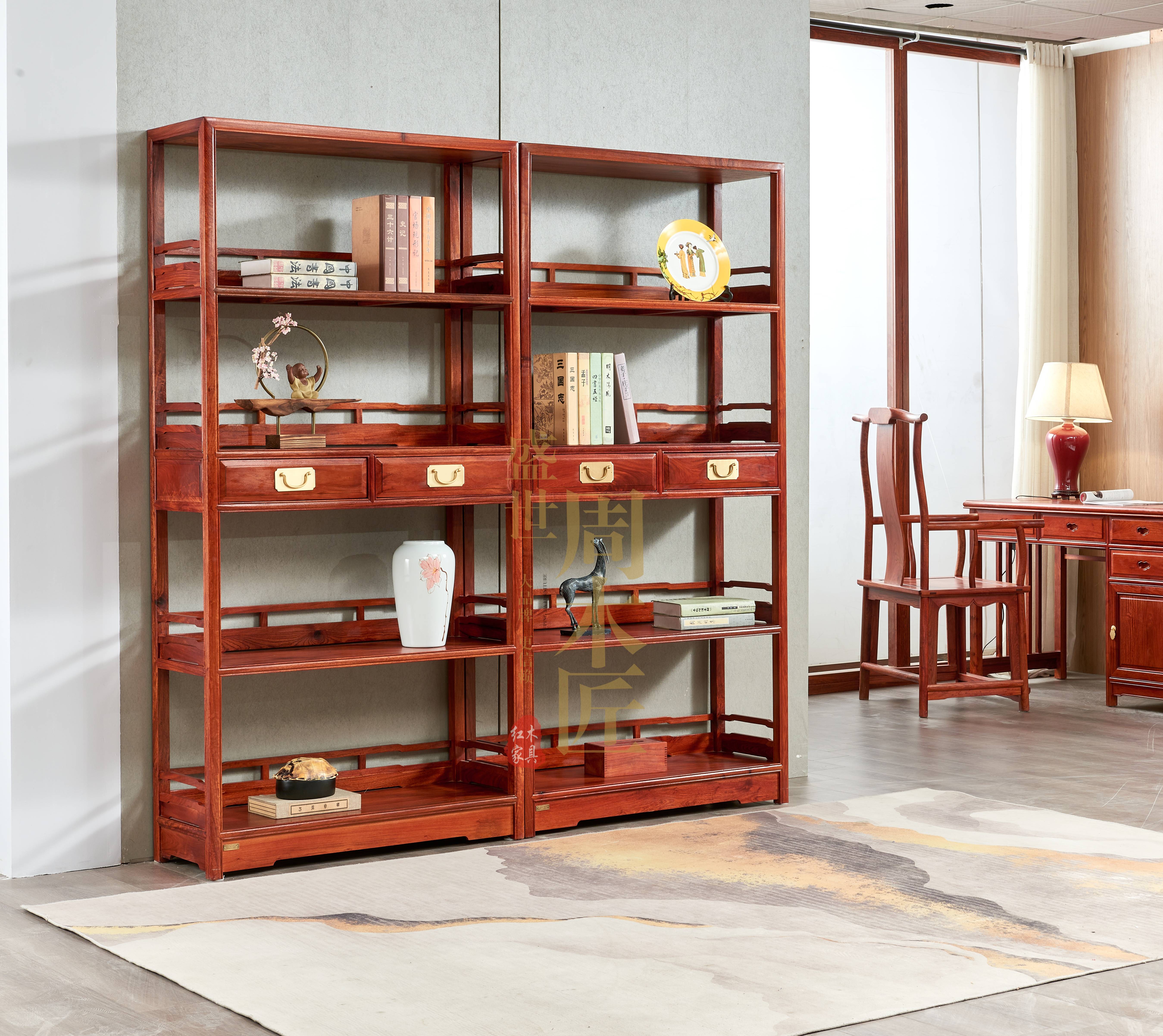 国内知名的红木博古架品牌