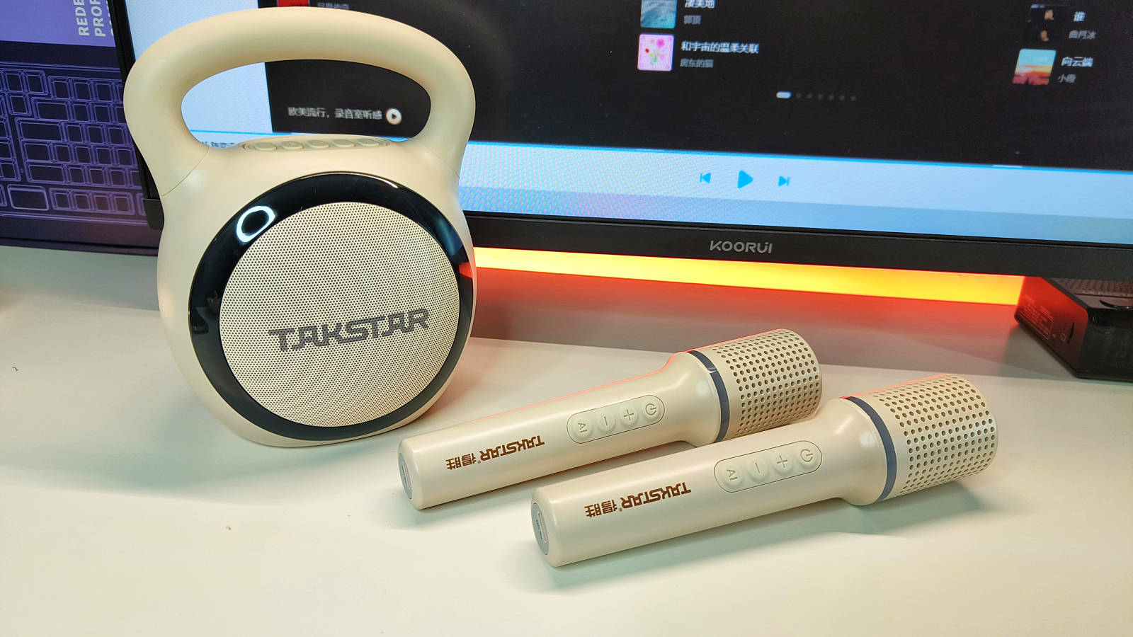 唱K新宠：得胜H2小哑铃音箱体验，身材小巧随时随地K歌