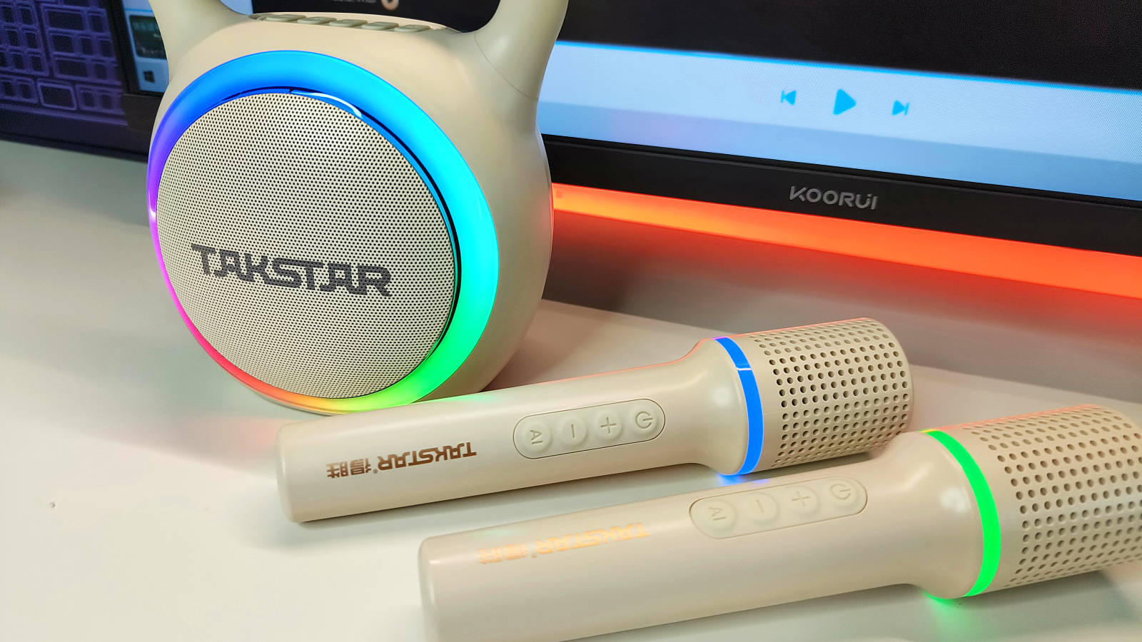 唱K新宠：得胜H2小哑铃音箱体验，身材小巧随时随地K歌