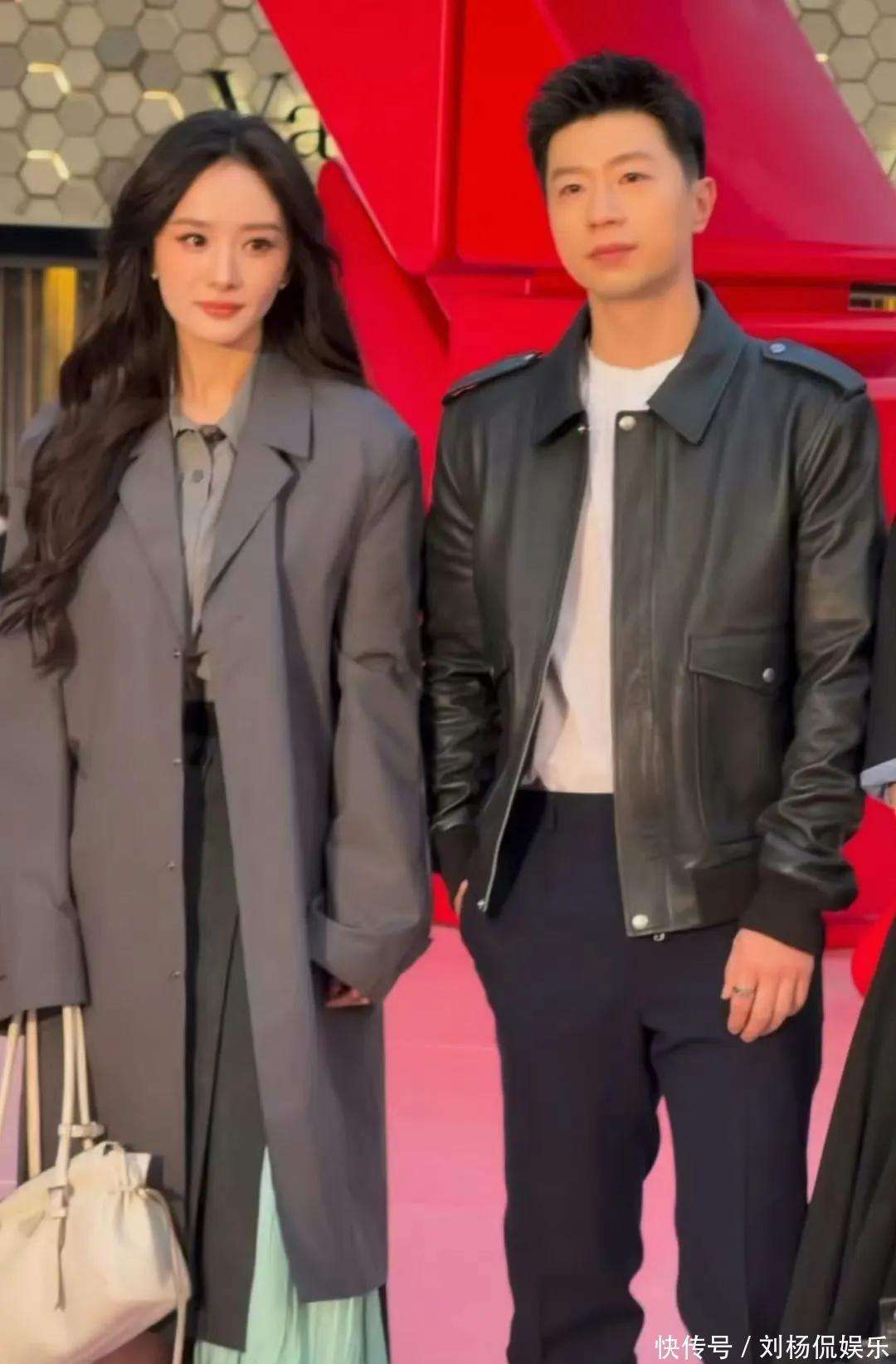 杨幂马龙互留联系方式站在一起真养眼真是一对俊男靓女