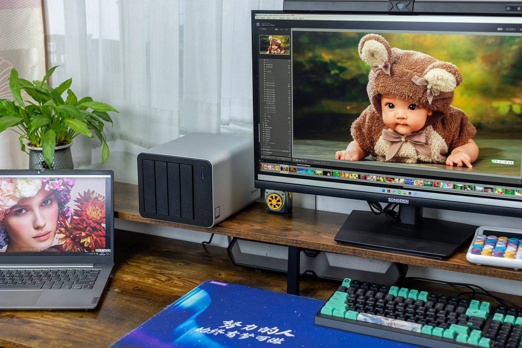 内置AI照片管理,铁威马F4-425 Plus,专业摄影师数据存储利器