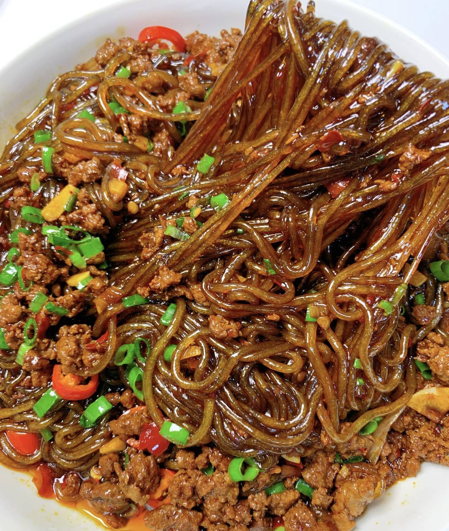 拌饭界的王炸肉末粉条的家常美味