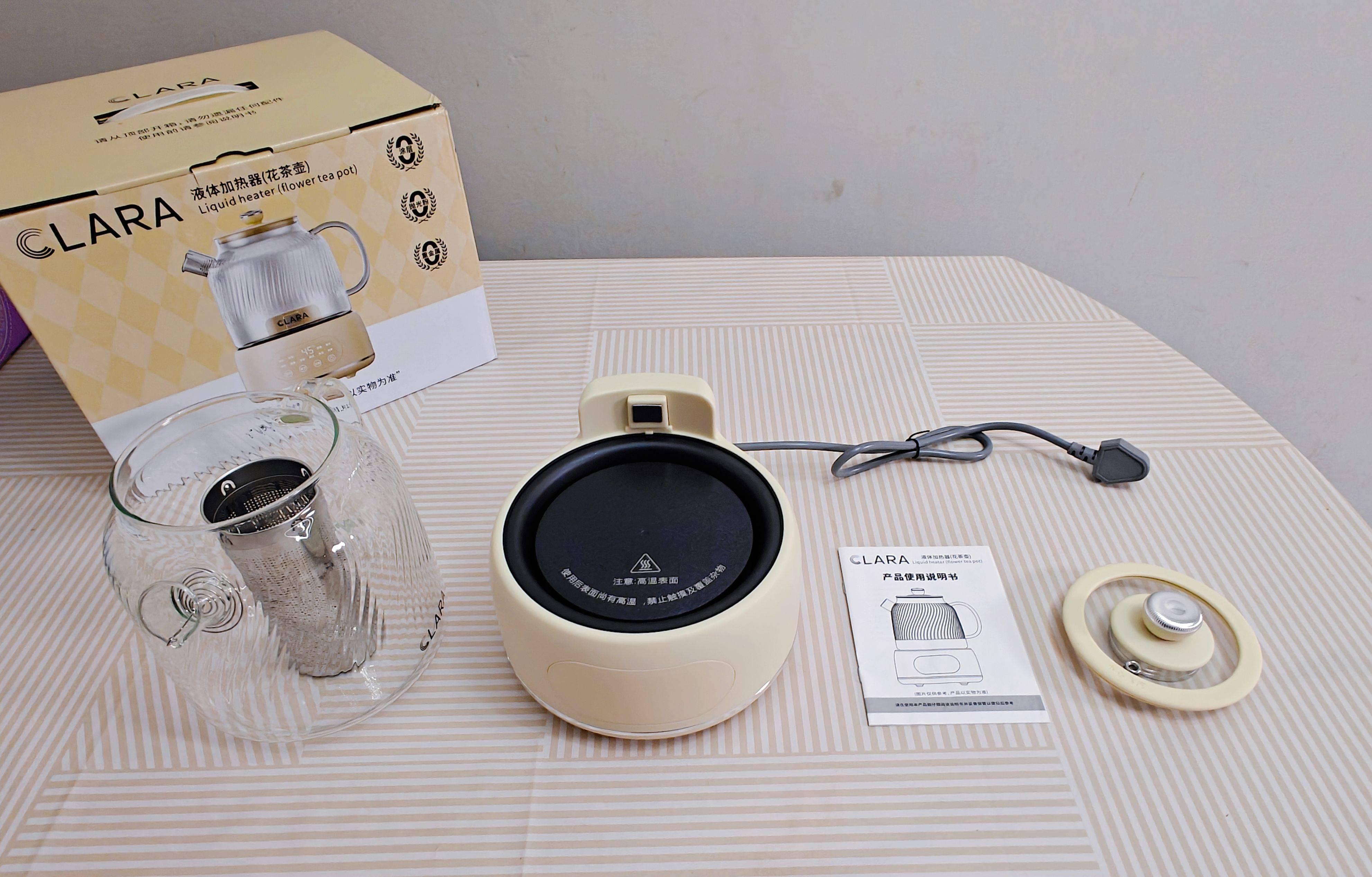 CLARA可莱养生壶真实测评：程序员加班伴侣，让每一口茶都暖到心里！